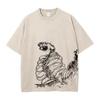 2025 Anime Attack on Titan Trička Vintage Prané Tričko Harajuku Oversize Bavlněné Tričko Bavlna Móda Streetwear Unisex Top