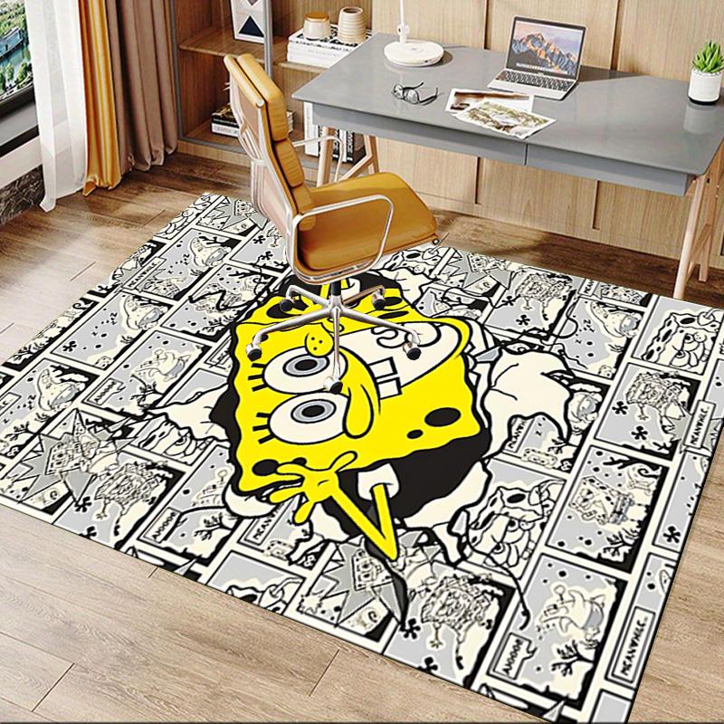 Spongebob Comic Adventure Carpet For Playroom Bedroom Living Room Sofa Home Decorkids Game Area Rug Nonslip Floor Mat