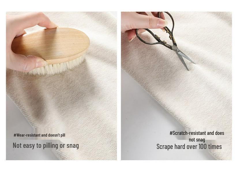 Oatmeal Herringbone Fleece Wide-Leg Pants for Women - Autumn/Winter Slim Fit