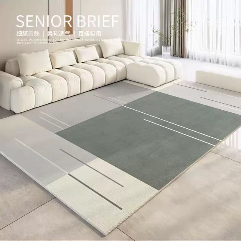 Moderner Geometrischer Teppich Wohnzimmer Sofa Couchtisch Matte Raumdekoration Schlafzimmer Kleiderschrank Große Fläche Teppich