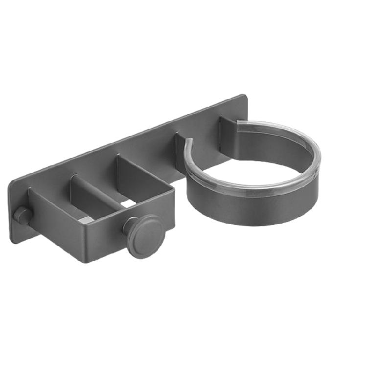 Convenient Hair Appliance Rack Wall Mount Blow Dryer and Flat Iron Holder with Strong Adhesion Styling Tool Organizer