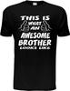 This Is What an Awesome Brother Brothers Gift Mens White Yellow Black Red Mens T Shirt