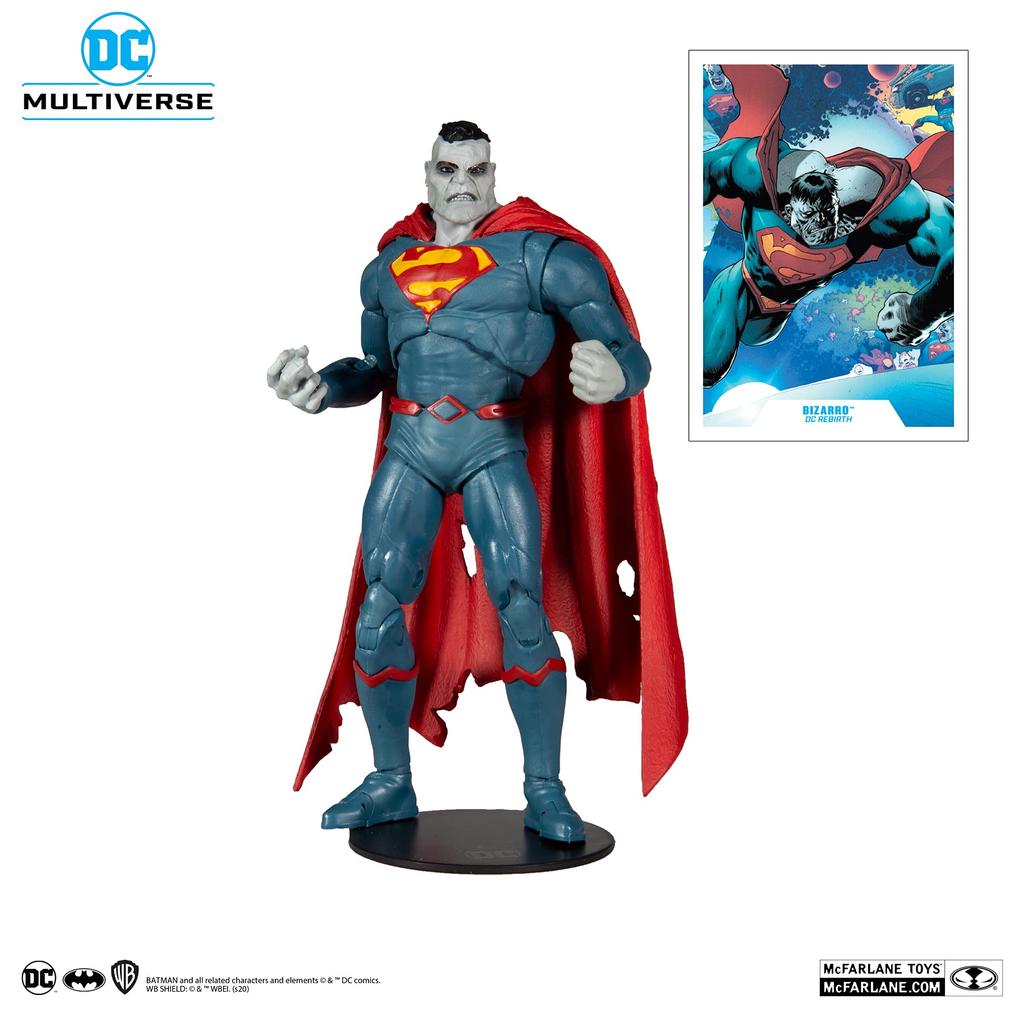 McFarlane Toys DC Comics DC Multiverse Bizarro 7 Inch Action Figure Blue [Comic/DC Rebirth] #051