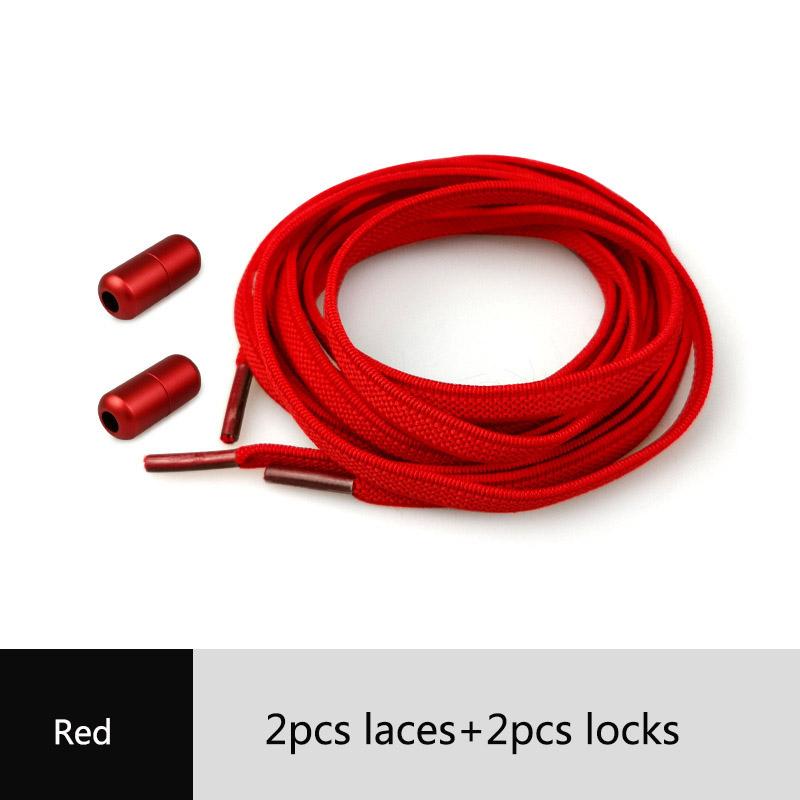 Kids Adult Elastic Popular No Tie Unisex 1Pair Capsule Buckle Shoelace Flat Sneakers Creative New High Quanlity Locking
