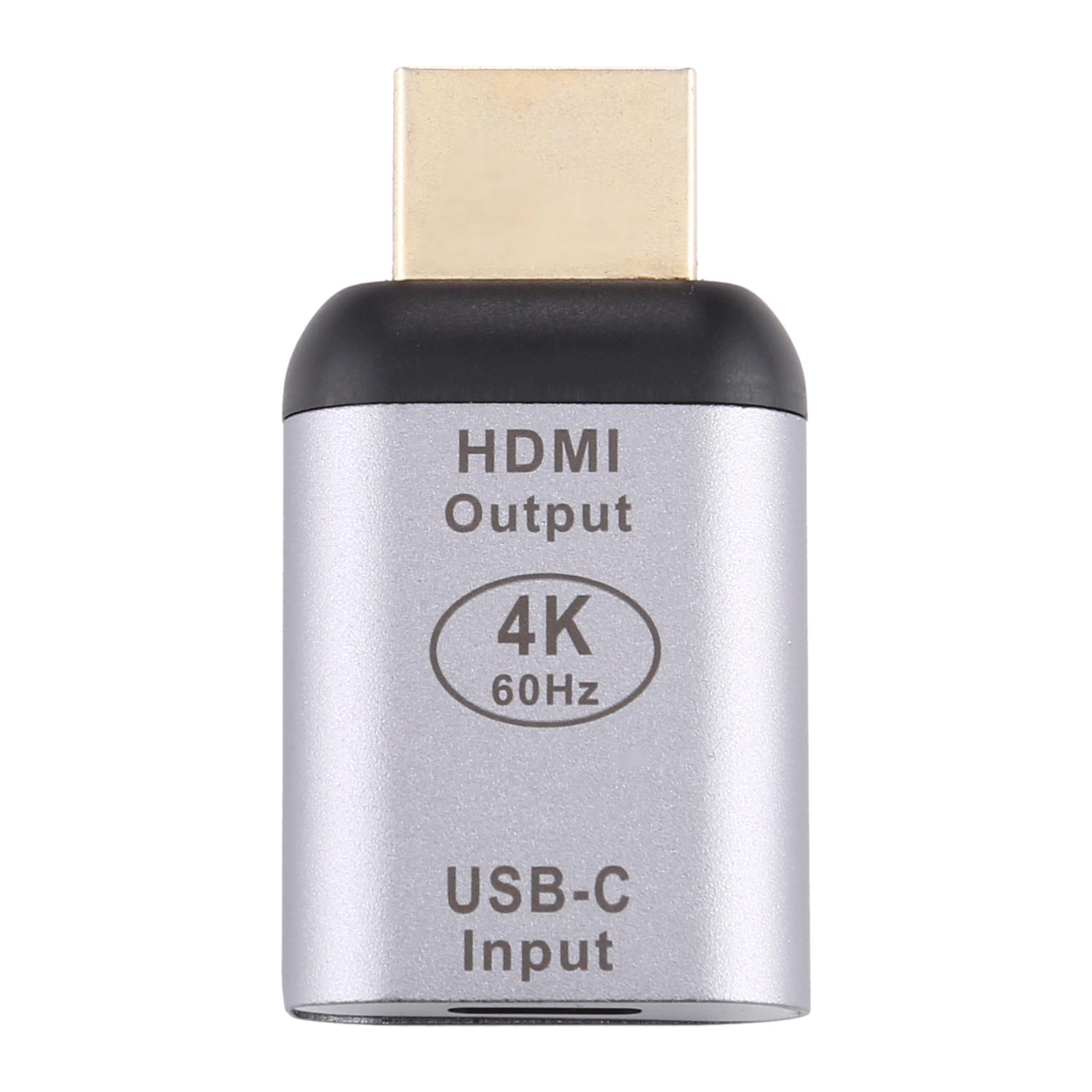 

4K 60Hz USB 3.1 Type C Female to HDMI Male Adapter Converter for MacBook Chromebook Pixel As Shown A