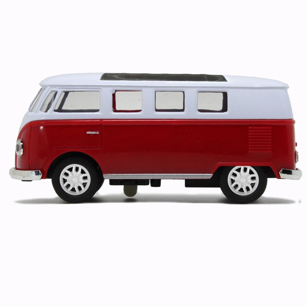 1:36 Scale Bus Alloy Model Toy with Spring-Back Action - Authentic Detail for Endless Playful Adventures
