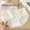 Ladies Spring and Summer New Cute Pink Rabbit 10A Antibacterial Cotton Crotch Comfortable Breathable Briefs