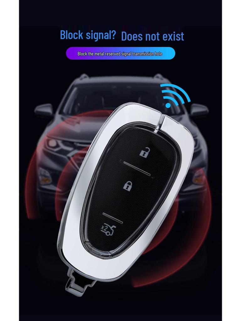 Chevrolet Cruze, Malibu XL, Trax, Sail, Onix, Equinox Car Key Cover