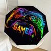 1PC Gamer Controller Automatic Open/Close Umbrella with Windproof, 8-Rib Sturdy Canopy, Durable Ribs, Fashionable Design, Outdoor Accessory, Fun Prin,
