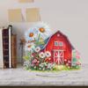 Acrylic Special Shaped Animals Farm Diamond Painting Tabletop Ornaments Kit 5D DIY Diamond Art Tabletop Decor for Desktop Decor