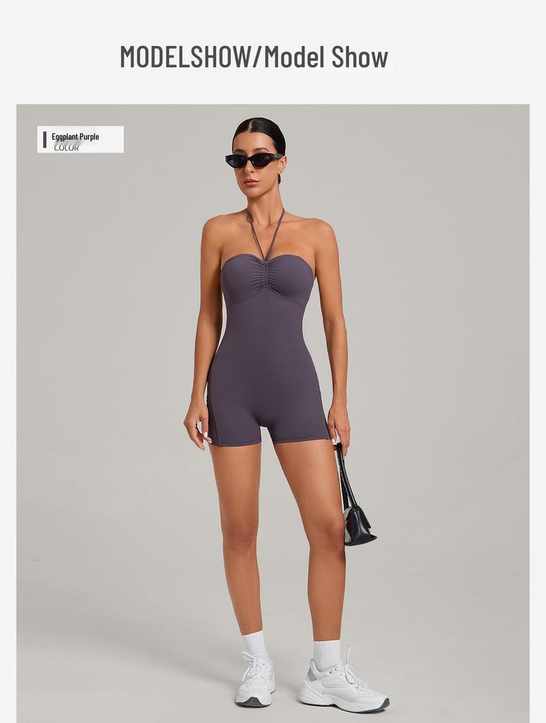 Women's Multi-Wear Yoga and Running Jumpsuit with Side Pockets