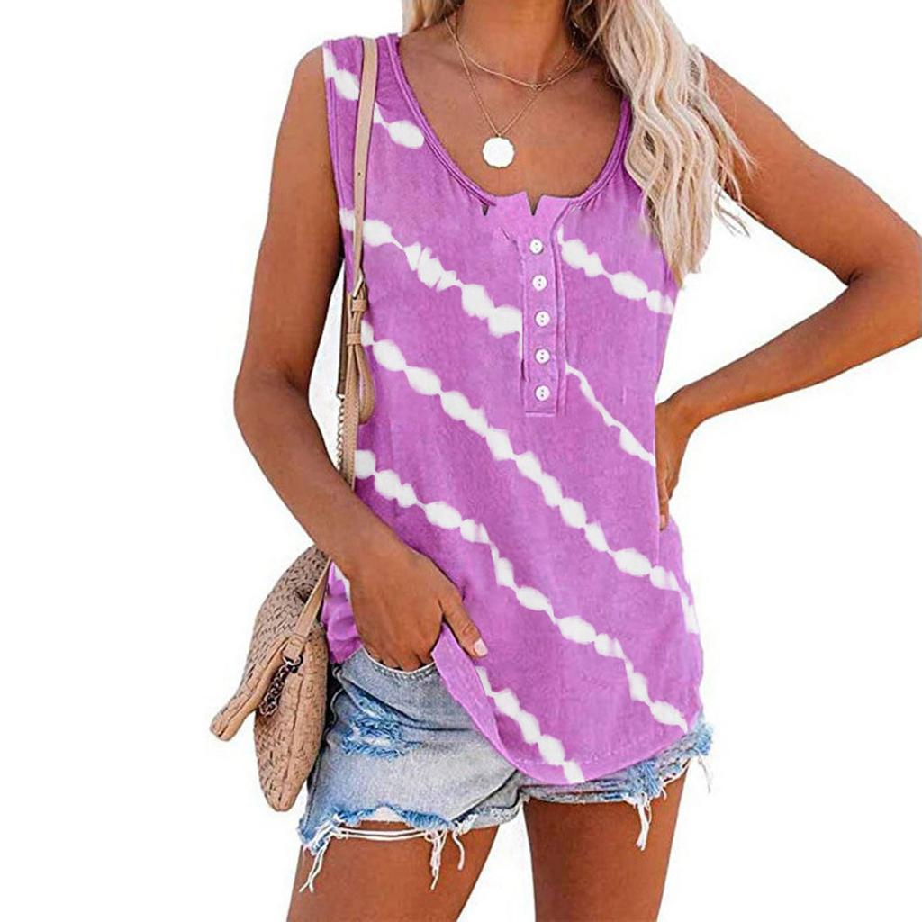 Womens Tie- Tank Tops Sleeveless Scoop Neck Shirt Summer Casual Workout Tees