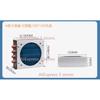 1PC Freezer Refrigerator Condenser Evaporator with Fan Copper Tube Radiator Small Air-cooled Cooling Fin Radiator