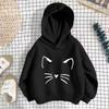 2026 Spring/Autumn Korean Style Girls' Printed Drop Shoulder Thin Hoodie