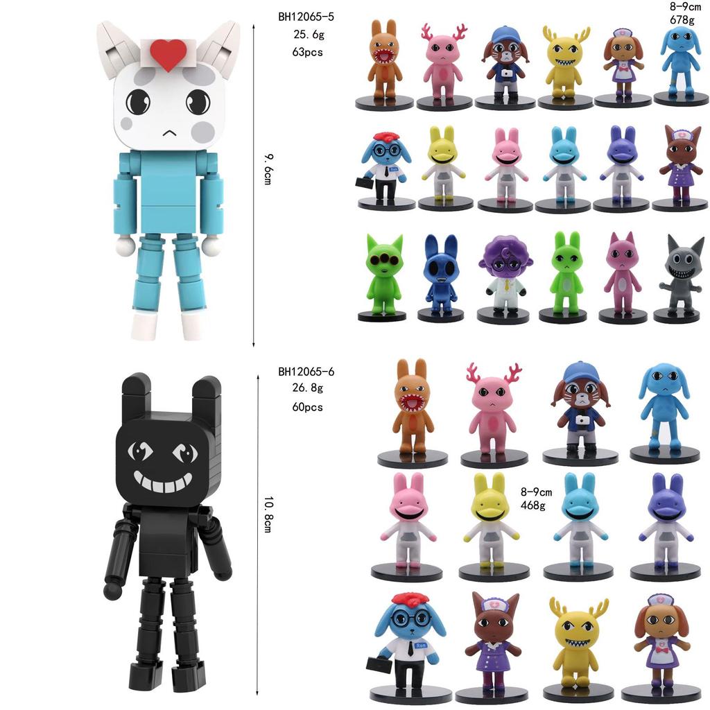 Horror Animal Hospital Pvc Model Figures Set With Detachable Parts For Collectors Display