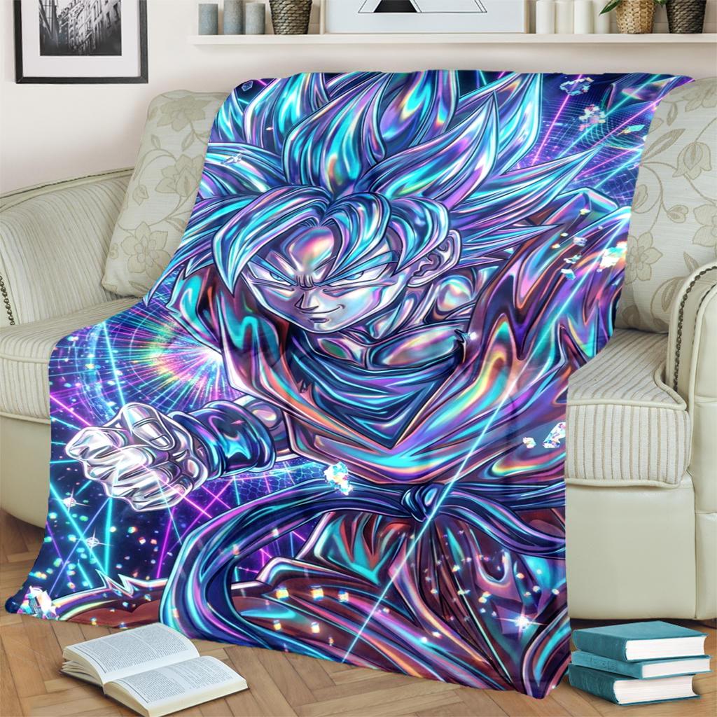 Warm Soft Dragon Ball! Print Blanket Flannel for Bedrooms, Sofas, Beds, Chairs, Picnics, Travel