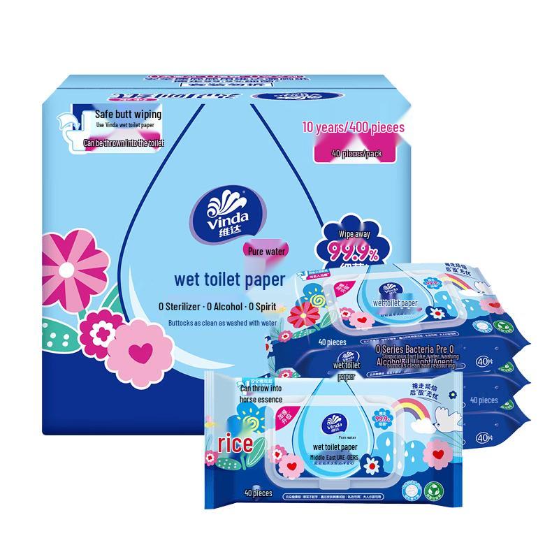 

Vinda Flushable Pure Water Wet Wipes