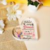 Dance Teacher Heart Souvenir - Elegant Acrylic Appreciation Gift for Instructors