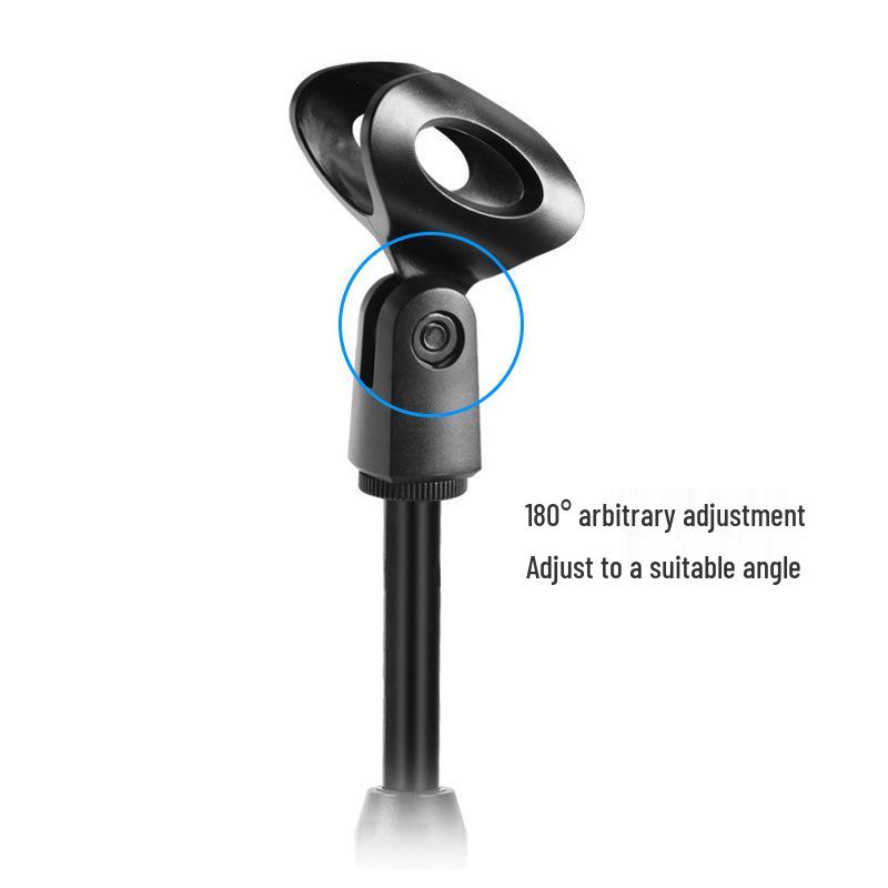 e300 Desktop Microphone Stand with Condenser Clip - Versatile for Conferences, Presentations, and K Songs