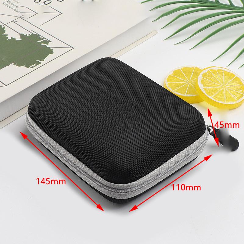 Eva Portable Earphone Storage Bag Usb Data Cable Charger Organizer Bag Charger U Disk Harddisk Shockproof Protective Cover
