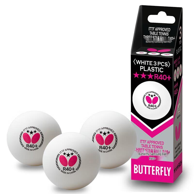 Butterfly 3-Star R40+/A40+ Competition Table Tennis Balls