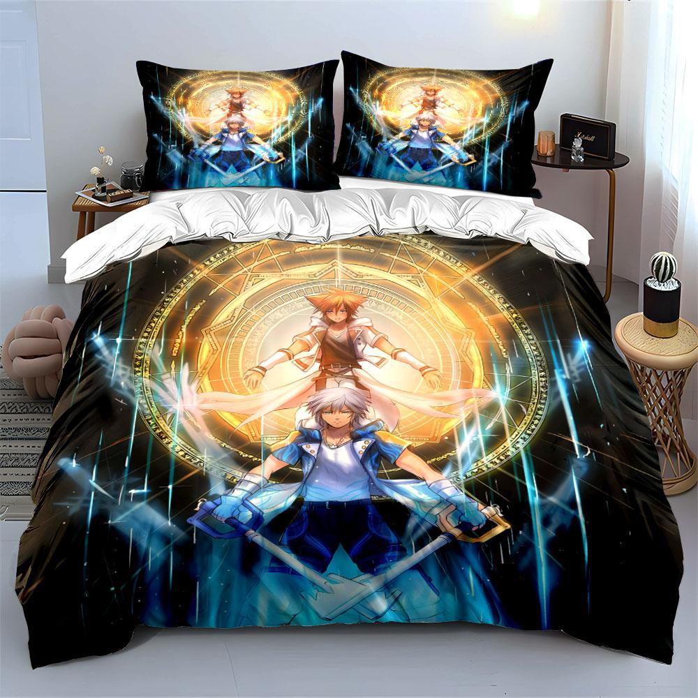 Characters with Glowing Swords. Bedding Sets Duvet Cover Sets Duvet Covers Pillowcases(1*Duvet Cover 2*Pillowcases Without Duvet Insert)