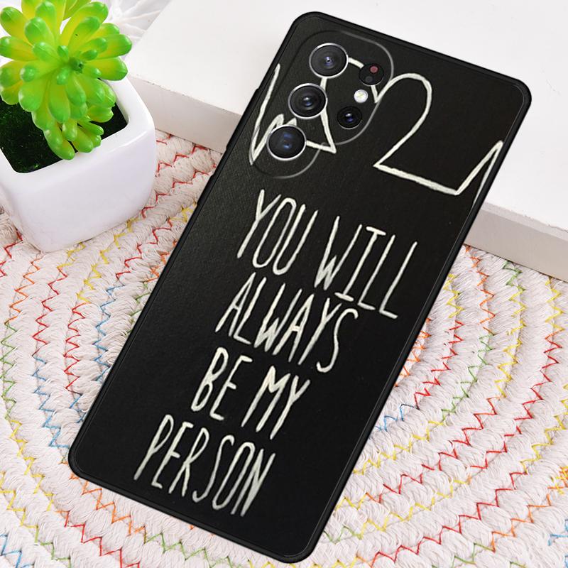 You're My Person Greys Anatomy Coque Phone Case For Samsung Galaxy note 10 pro S26 S25 S24 S23 S22 Ultra Plus S21 FE S20 Cover