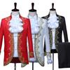 Set Jabot Coloniale Pizzo Arricciato Raso Cravatta Colletto con Polsini Set Accessorio Costume per Uomini Donne Bambini