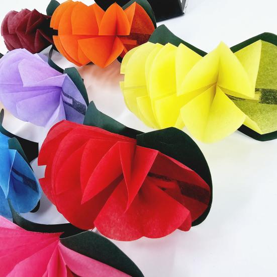 9Pcs Flower Magic Trick Props for Beginners Easy to Use Street Stage Magician Toy Set Colorful Magic Tricks Portable Magic Set