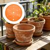 Round Planter Insert Plant Pot Insert Disc with Drainage Holes Flower Pot Filler Insert Less Potting Soil for Large Round Planters Indoor Outdoor Use