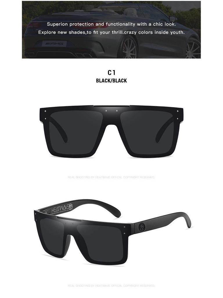 Colorful Polarized Unisex Cycling & Skiing Sunglasses - Large Frame