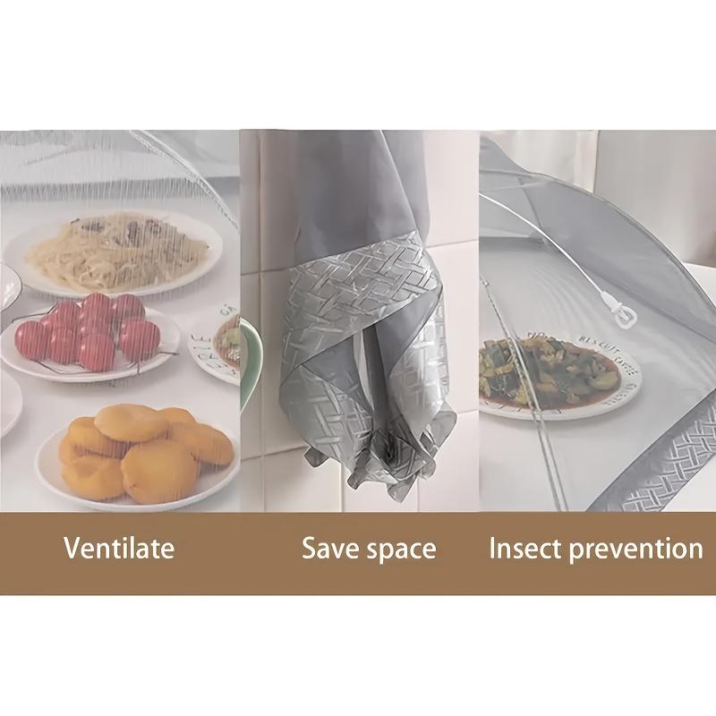 Food cover, vegetable cover, foldableable dining table cover, anti-fly rice cover, household dust cover, umbrella, summer square
