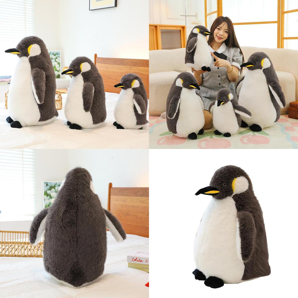 Adorable Realistic Penguin Plush Toy For Kids Soft Stuffed Animal Ideal Birthday Gift