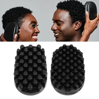 Cepillo Lavable para Trenzas Afro Cepillo de Goma Profesional para Rizos de Cabello Para Cabello Rizado