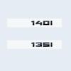 New Glossy Black 3D Letters Numbers M340i M240i M235i M140i M135i Emblem for BMW F30 F31 F35 F40 F46 G42 G20 Car Trunk Sticker