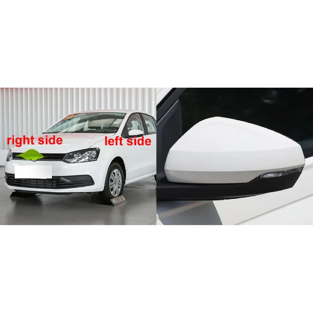 For Volkswagen VW Polo Car Accessories Side Rearview Mirror Lenses Reflective Glass Lens with Heating 1PCS