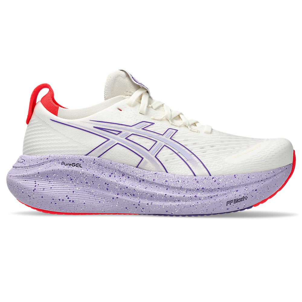 ASICS Official Store Exclusive 27 TOKYO Running Size Purple GEL-NIMBUS Women's Shoes, 23.0 E, Cream/Edo