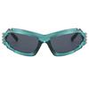 Superhot Eyewear 11417 Fashion 2023 Irregular Steampunk Shades Sporty Y2K Sunglasses