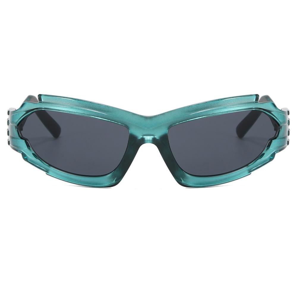 Superhot Eyewear 11417 Fashion 2023 Irregular Steampunk Shades Sporty Y2K Sunglasses