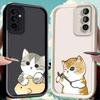 Naughty Mofusand Case for Samsung Galaxy A53 A50 A50S A36 5G A35 A34 A33 A32 A30 A26 A24 A23 A22 A20 A16 A15 A14 A13 4G Cover