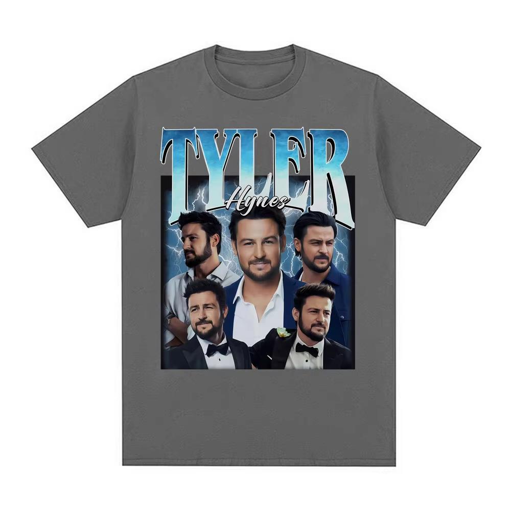 Tyler Hynes Vintage Graphic T-shirts for Men Women Harajuku Fashion Style T Shirt Oversized Cotton Short Sleeve