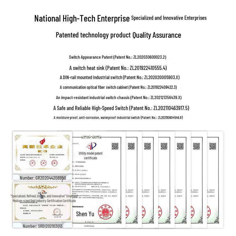 Boyang Industrial Gigabit Ethernet Switch