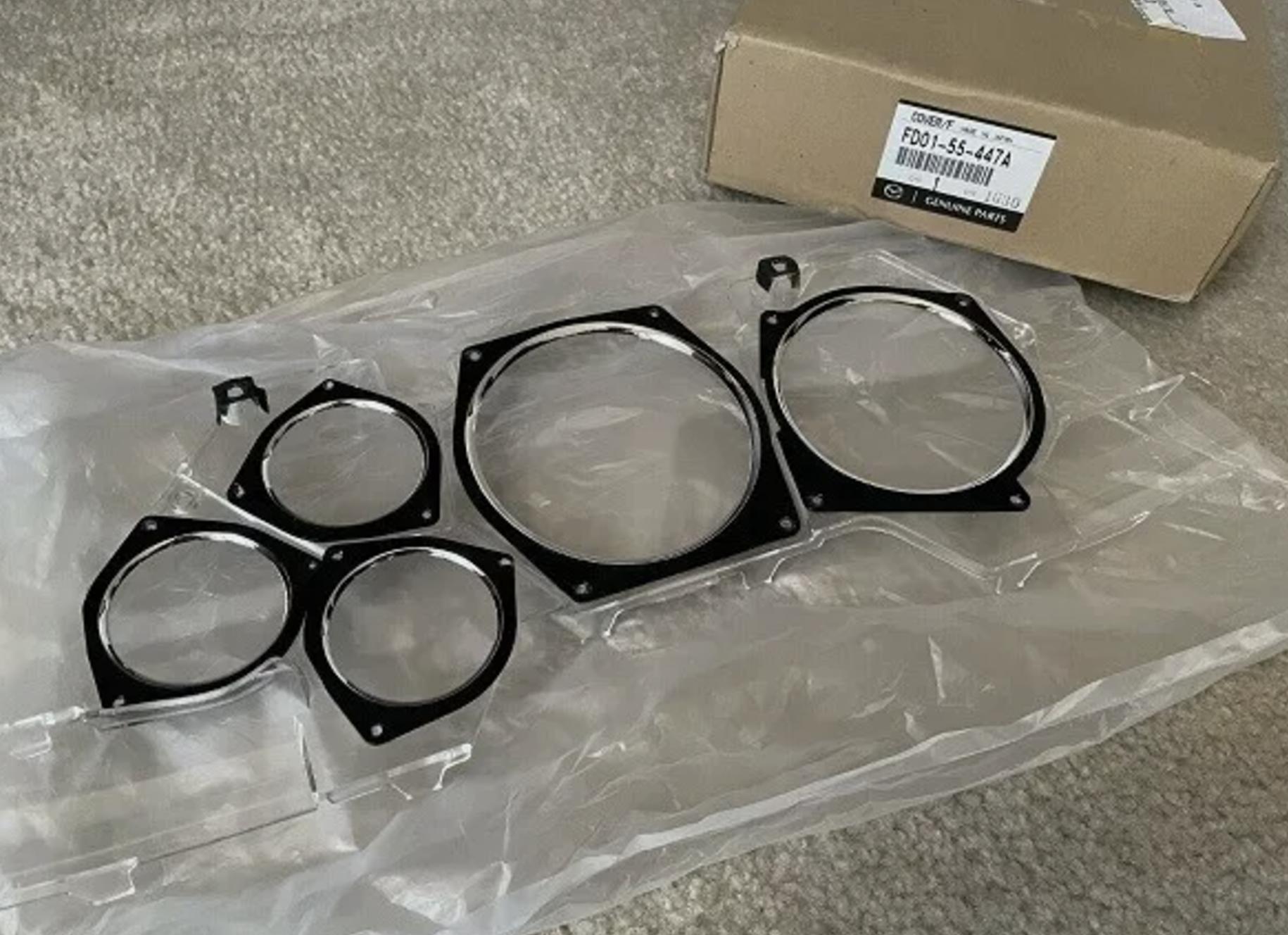 

FD01-55-447A Оригинальная линза приборной панели MAZDA 93 - 95 RX7 Япония НОВАЯ