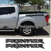 Nissan Frontier NP300 D40 D22 Pickup Rear Tailgate Side Stickers