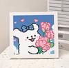 High-End Diamond Painting Diy Van Gogh Starry Sky Cat Creative Handmade Toy Table Decoration Diamond Painting With Frame