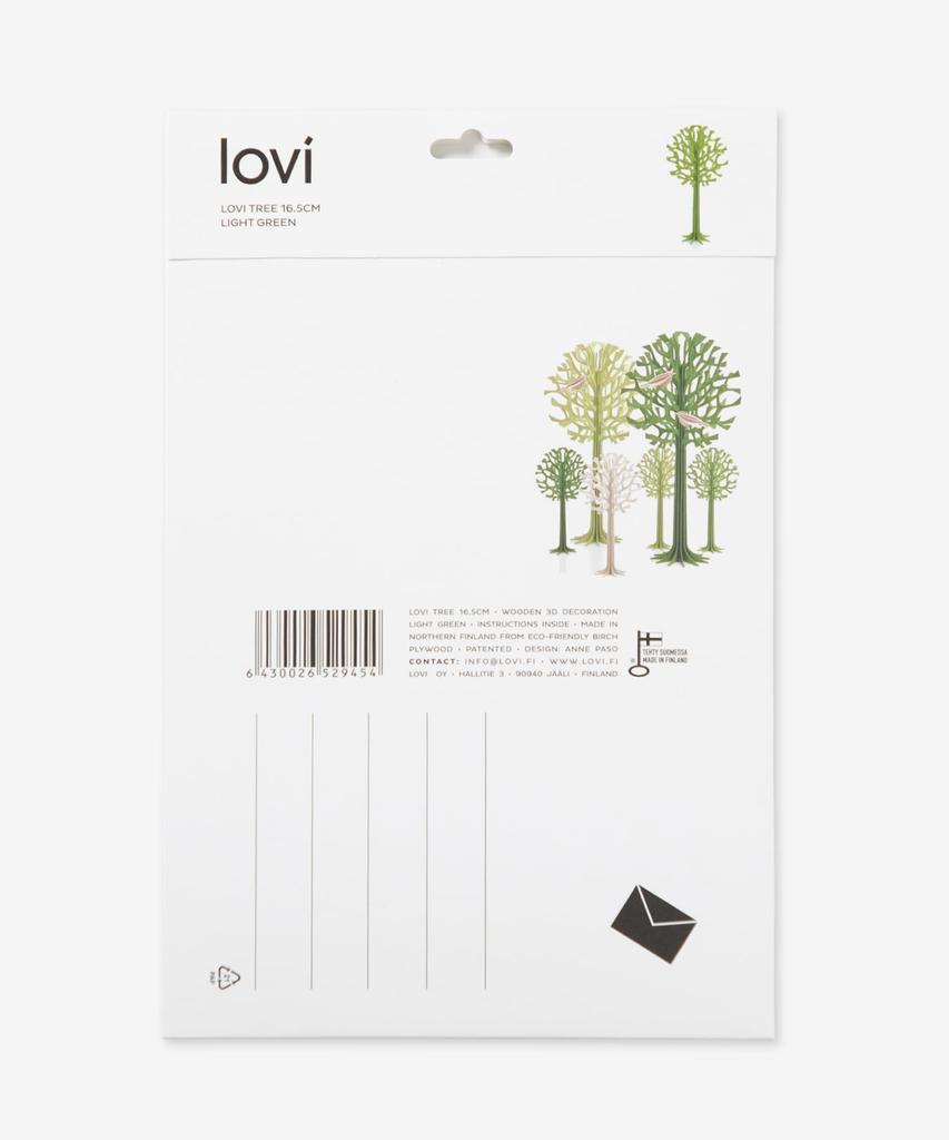 Lovi Light Green Tree, 16.5cm, [Used]