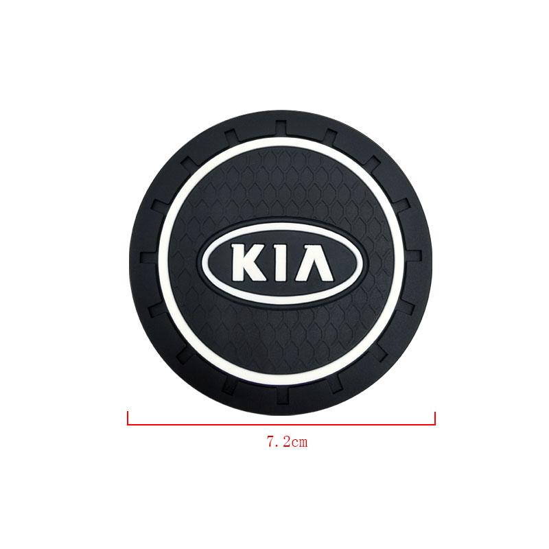 2 ks Protiskluzová podložka do auta Protihluková podložka pod pohár na vodu Polštářek Styling auta Pro Kia Rio Sportage R K3 K4 K5 k6 K7 K8 Ceed Sorento Cerato Soul
