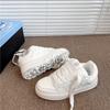 Herrenschuhe Brotchuhe Trend 2 Winter Retro Neu Streetstyle Vielseitig Weiße Schuhe Freizeit Board Schuhe
