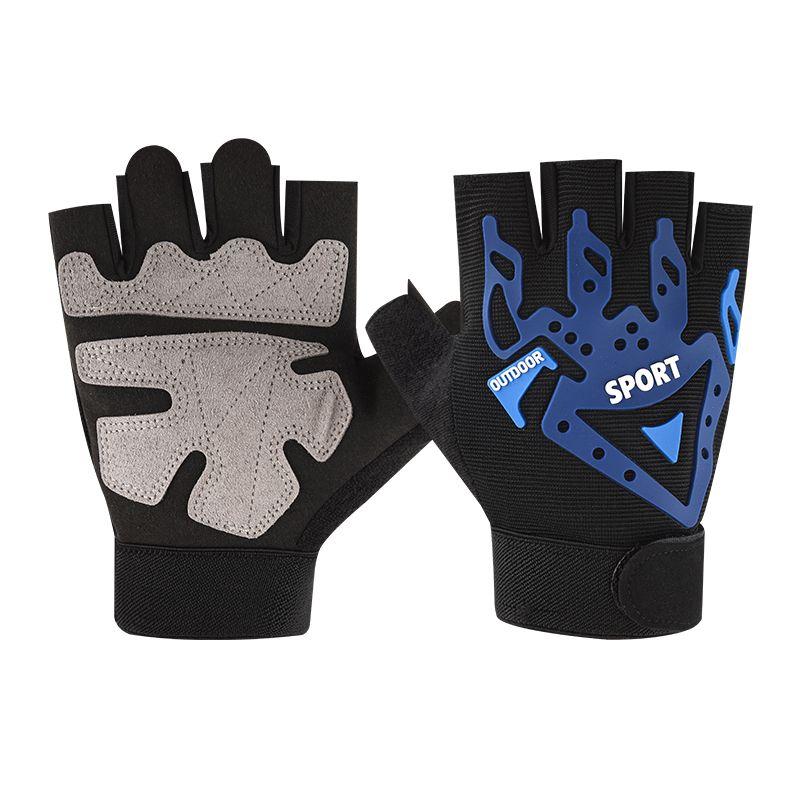 

Plus Size Cycling Gloves Men s Sports Thin Section Non Slip Motorcycle Half Finger Mountain Bike Extra Large Driving Open Finger