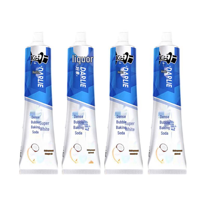 HAOLAI Ultra White Baking Soda Toothpaste 4x190g